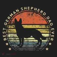 Best German Shepherd Dad Ever Daddy Gifts Dog Lover Owner Beanie thumb 2