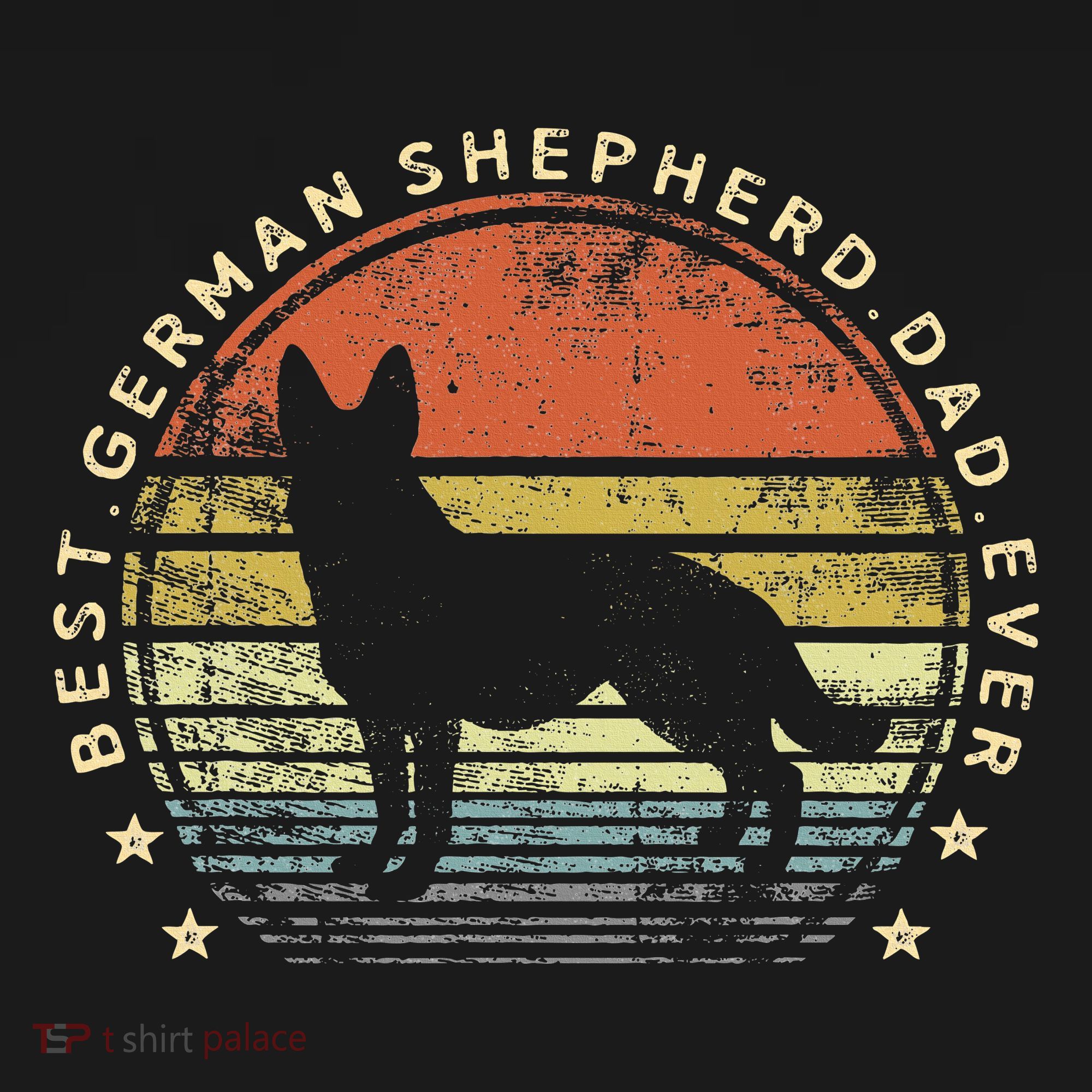 Best German Shepherd Dad Ever Daddy Gifts Dog Lover Owner Women's Hoodie