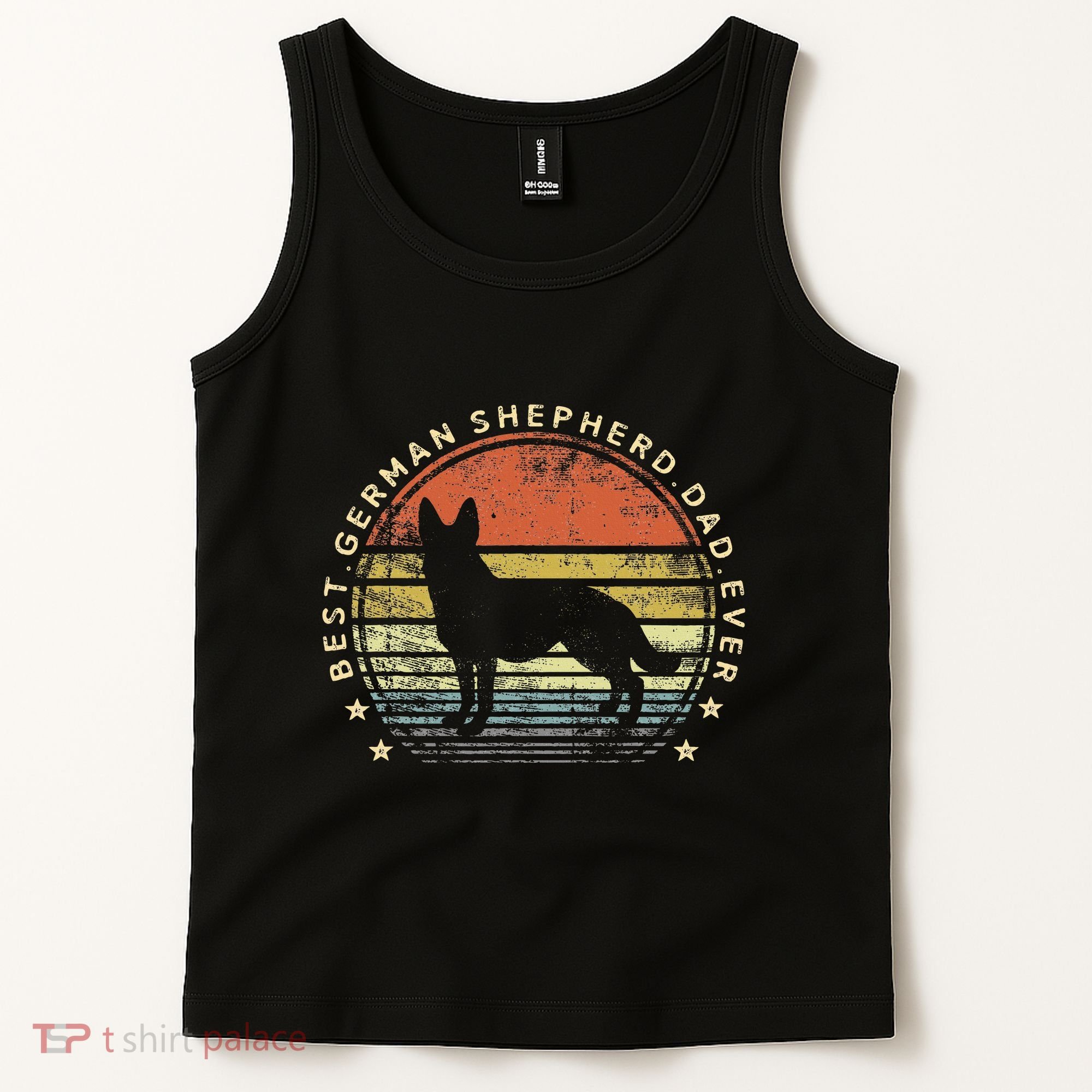 Best German Shepherd Dad Ever Daddy Gifts Dog Lover Owner Tank Top