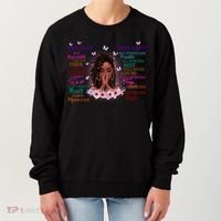 Black God Says I Am Afro African American Gift Women's Sweatshirt thumb 0