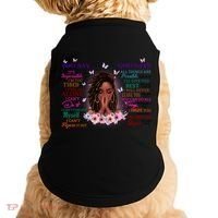 Black God Says I Am Afro African American Gift Doggie Tank thumb 0