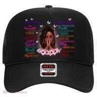 Black God Says I Am Afro African American Gift Hat thumb 0