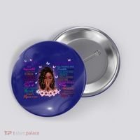 Black God Says I Am Afro African American Gift Button thumb 0