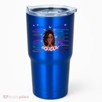 Black God Says I Am Afro African American Gift Tumbler thumb 0