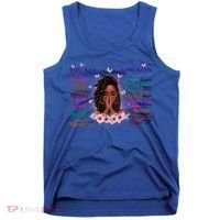 Black God Says I Am Afro African American Gift Tank Top thumb 0