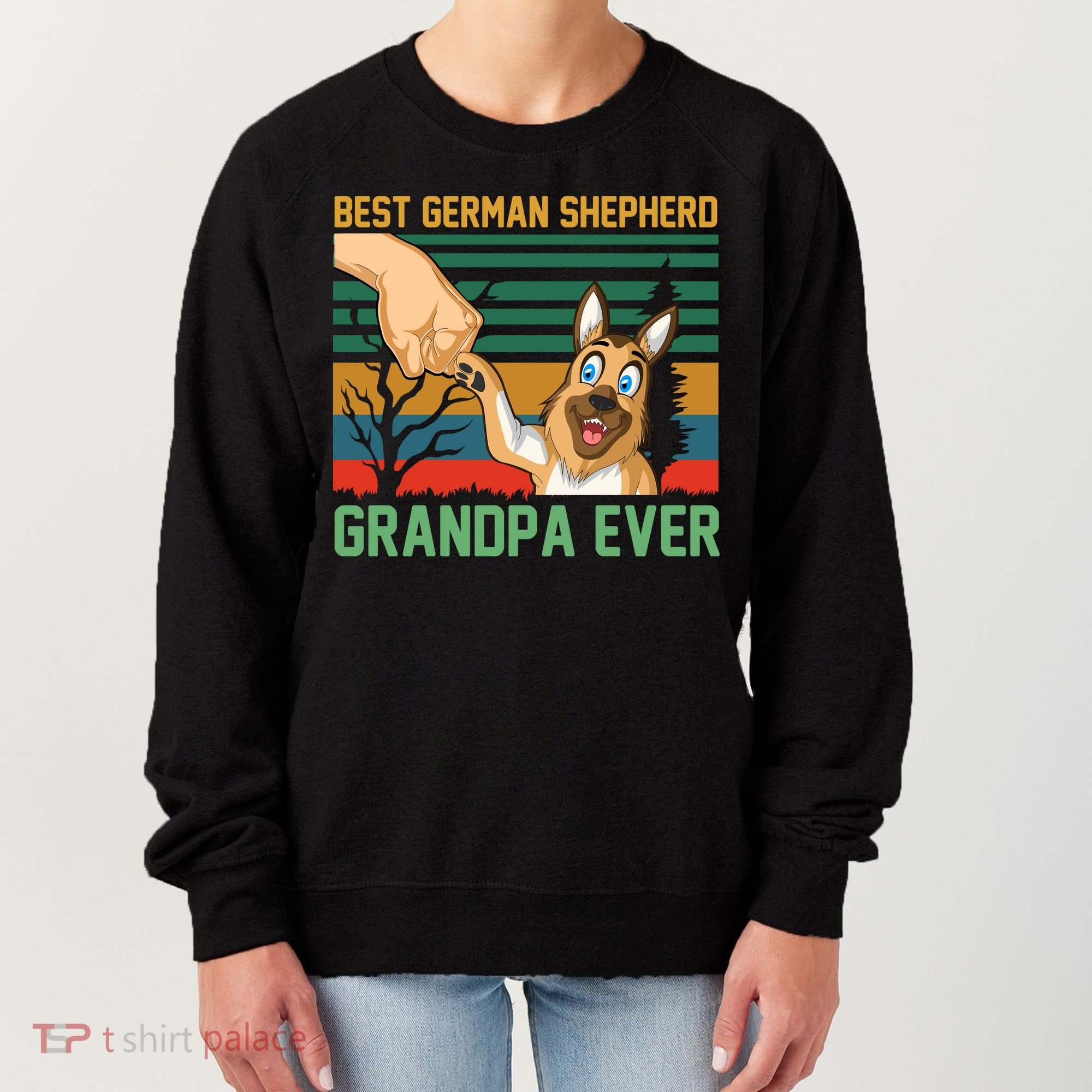 Best German Shepherd Grandpa Ever Women's Sweatshirt