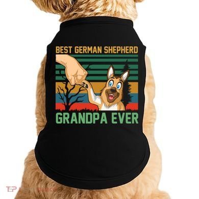 Best German Shepherd Grandpa Ever Doggie Tank