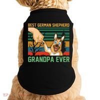 Best German Shepherd Grandpa Ever Doggie Tank thumb 0
