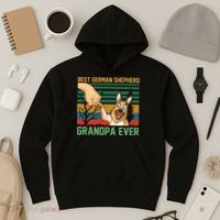 Best German Shepherd Grandpa Ever Hoodie thumb 3