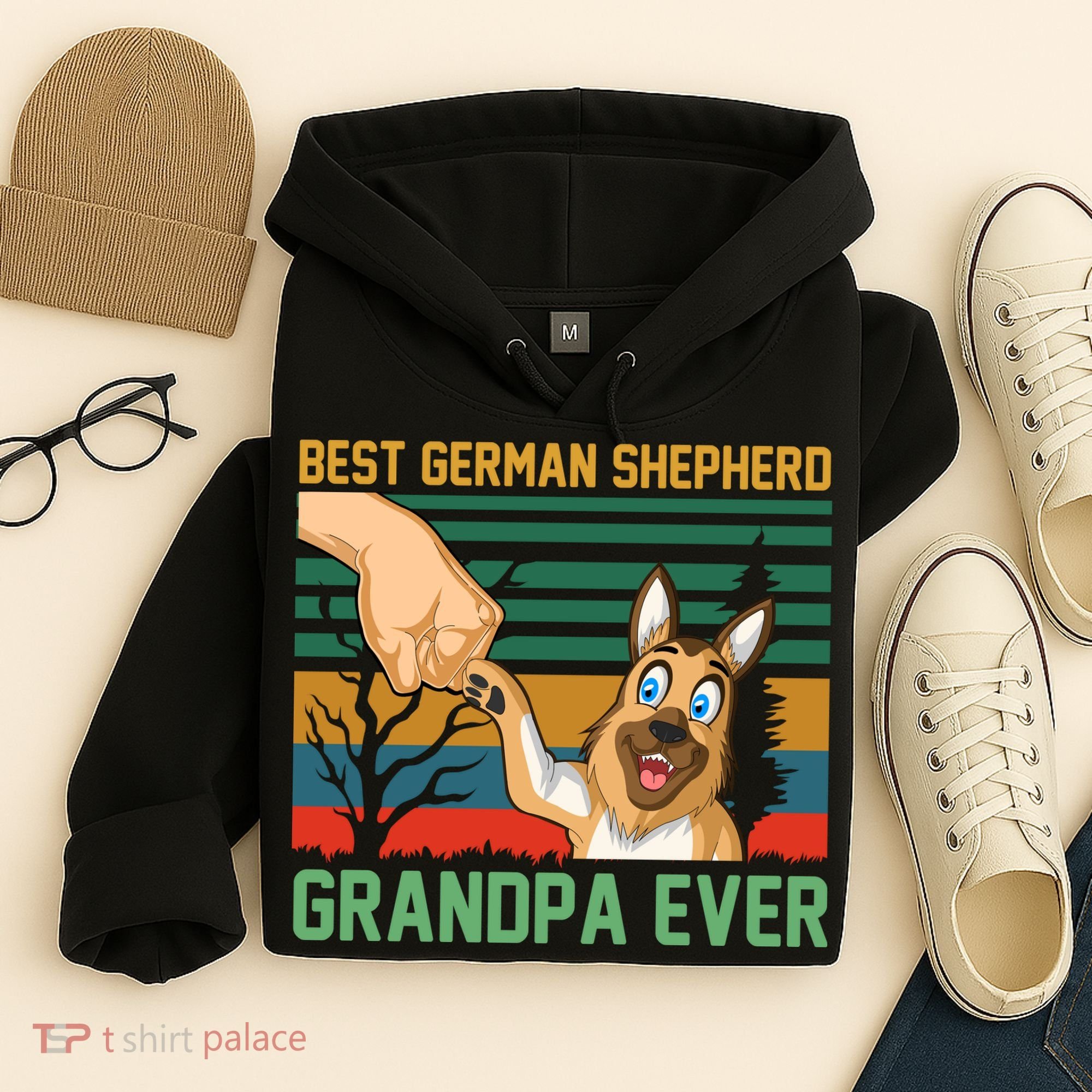 Best German Shepherd Grandpa Ever Hoodie