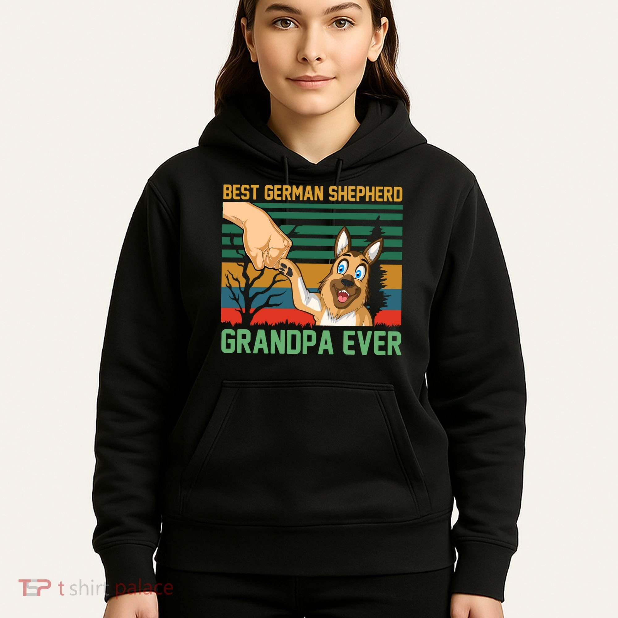 Best German Shepherd Grandpa Ever Hoodie