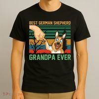 Best German Shepherd Grandpa Ever T-Shirt thumb 3