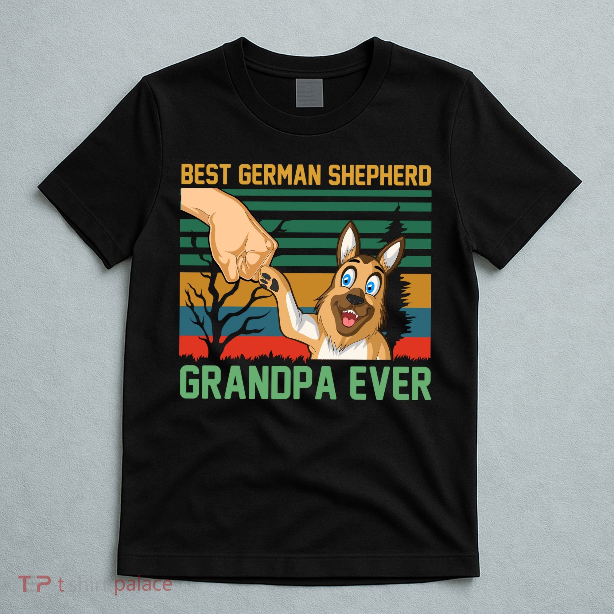 Best German Shepherd Grandpa Ever T-Shirt