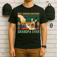 Best German Shepherd Grandpa Ever T-Shirt thumb 6