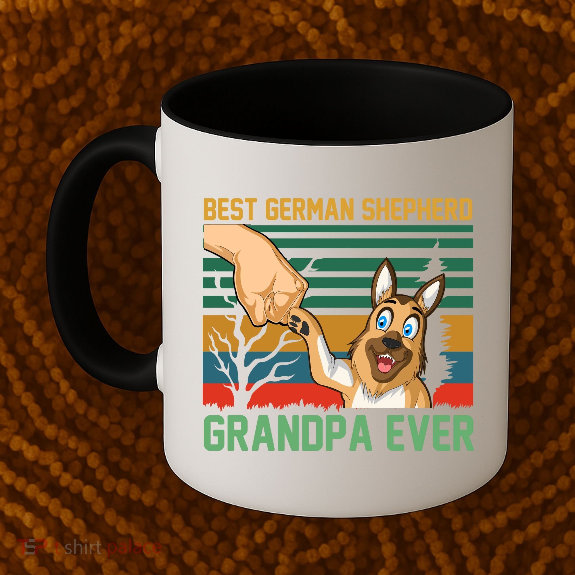 Best German Shepherd Grandpa Ever Coffee Mug