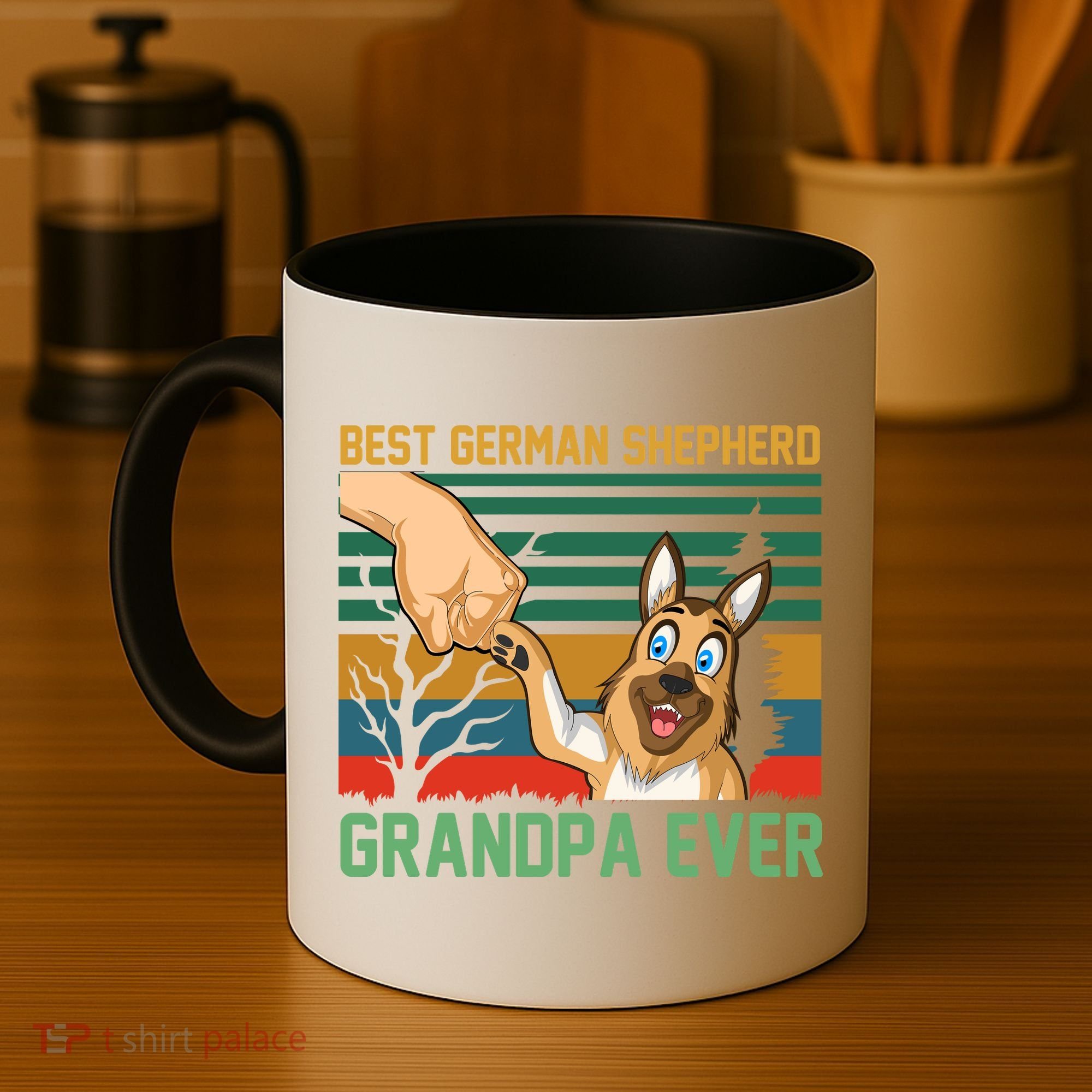 Best German Shepherd Grandpa Ever Coffee Mug