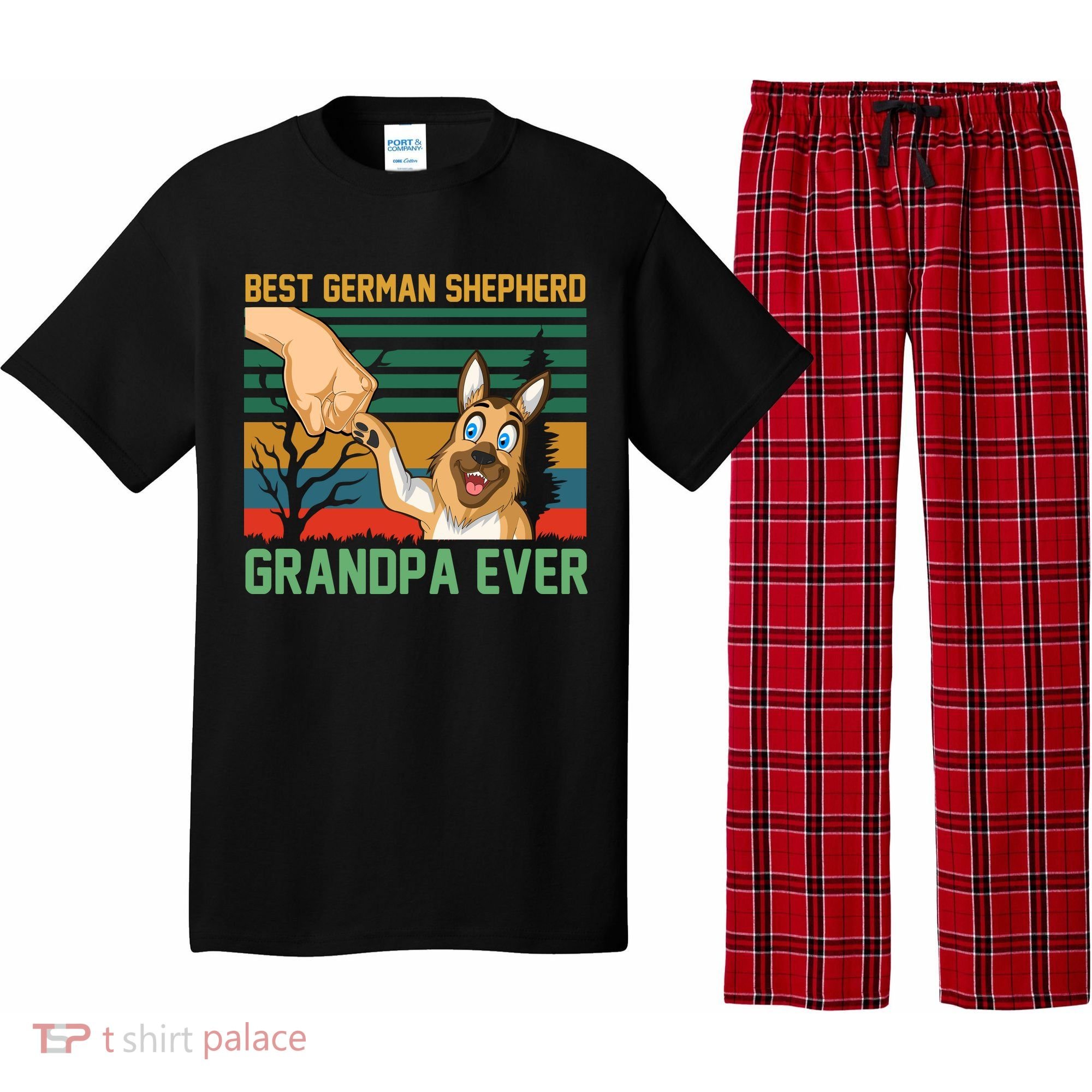 Best German Shepherd Grandpa Ever Pajama Set
