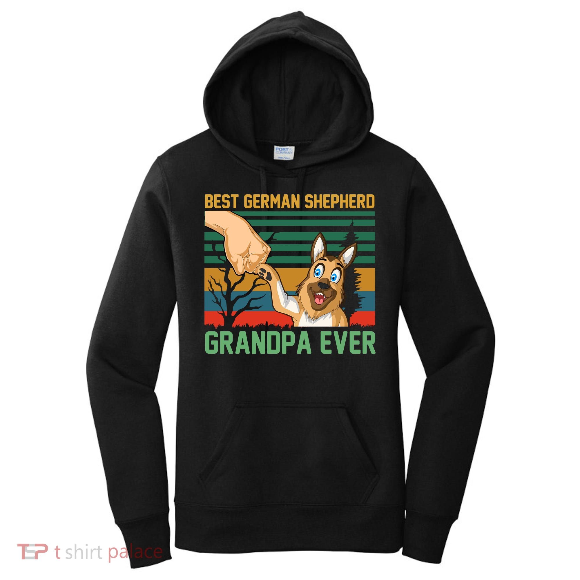 Best German Shepherd Grandpa Ever Women's Hoodie