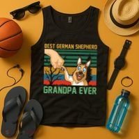 Best German Shepherd Grandpa Ever Tank Top thumb 4