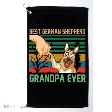 Best German Shepherd Grandpa Ever Golf Towel