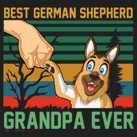 Best German Shepherd Grandpa Ever Golf Towel thumb 3