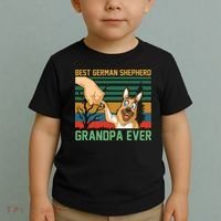 Best German Shepherd Grandpa Ever Toddler T-Shirt thumb 2