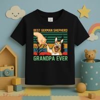 Best German Shepherd Grandpa Ever Toddler T-Shirt thumb 3