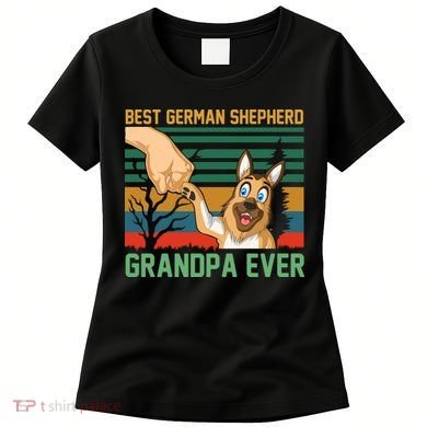Best German Shepherd Grandpa Ever Women's T-Shirt