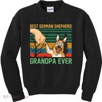 Best German Shepherd Grandpa Ever Kids Sweatshirt thumb 0