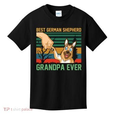 Best German Shepherd Grandpa Ever Kids T-Shirt