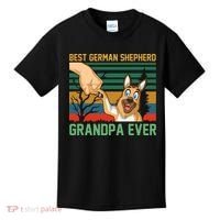 Best German Shepherd Grandpa Ever Kids T-Shirt thumb 0
