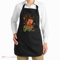 Black  God Says I Am Black Melanin History Month Pride Apron thumb 2