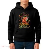 Black  God Says I Am Black Melanin History Month Pride Kids Hoodie thumb 4