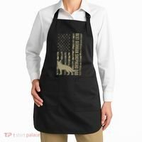 Best German Shepherd Dog Dad Camouflage American Flag Apron thumb 2