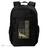 Best German Shepherd Dog Dad Camouflage American Flag Backpack thumb 0