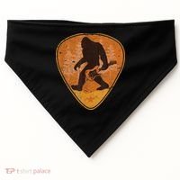 Bigfoot Guitar Sasquatch Yeti Guitarist Music Men USA-Made Doggie Bandana thumb 0