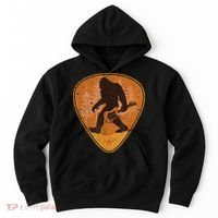 Bigfoot Guitar Sasquatch Yeti Guitarist Music Men Hoodie thumb 0