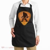 Bigfoot Guitar Sasquatch Yeti Guitarist Music Men Apron thumb 2
