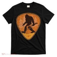 Bigfoot Guitar Sasquatch Yeti Guitarist Music Men T-Shirt thumb 0