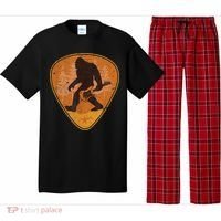 Bigfoot Guitar Sasquatch Yeti Guitarist Music Men Pajama Set thumb 0