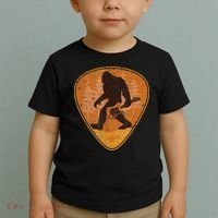Bigfoot Guitar Sasquatch Yeti Guitarist Music Men Toddler T-Shirt thumb 2