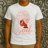 Black God Says I Am Black Melanin History Month Pride T-Shirt thumb 3