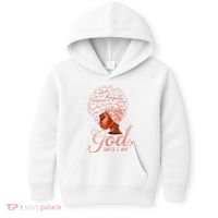 Black God Says I Am Black Melanin History Month Pride Kids Hoodie thumb 0