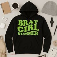 Brat Girl Summer Cute Retro Summer Hoodie thumb 3