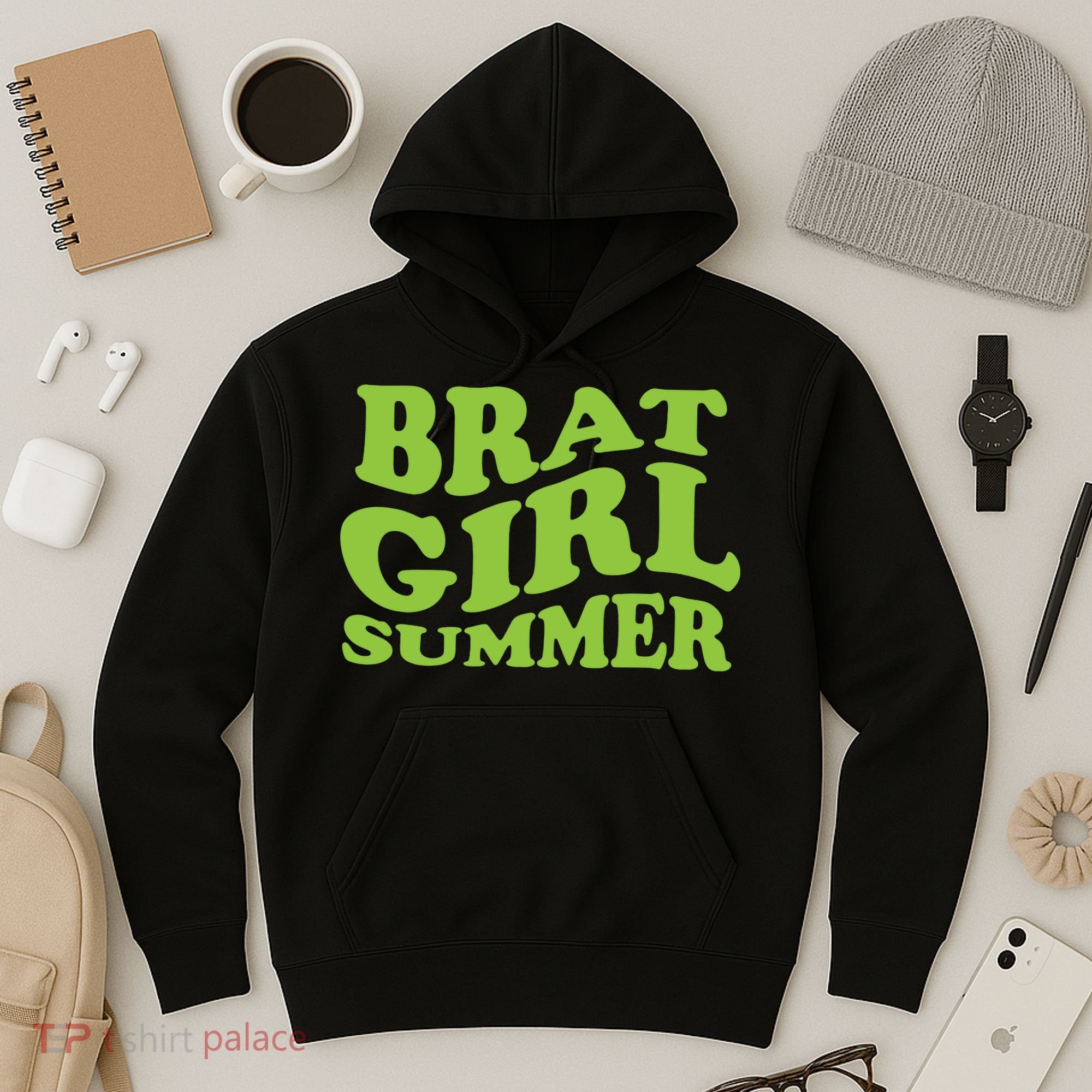 Brat Girl Summer Cute Retro Summer Hoodie