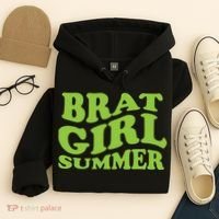 Brat Girl Summer Cute Retro Summer Hoodie thumb 4
