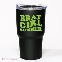 Brat Girl Summer Cute Retro Summer Tumbler thumb 0