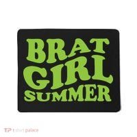 Brat Girl Summer Cute Retro Summer Mousepad thumb 0