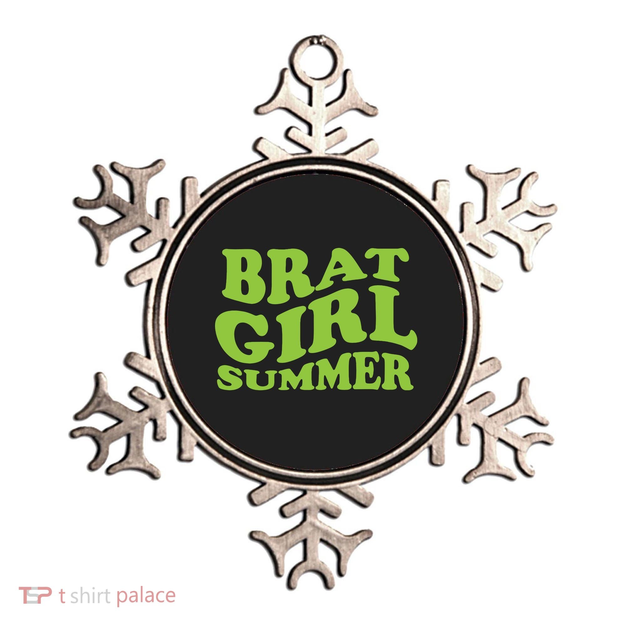 Brat Girl Summer Cute Retro Summer Ornament