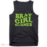 Brat Girl Summer Cute Retro Summer Tank Top thumb 0